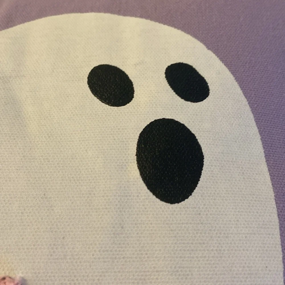 NWOT Halloween lavender pillow Here for the boos